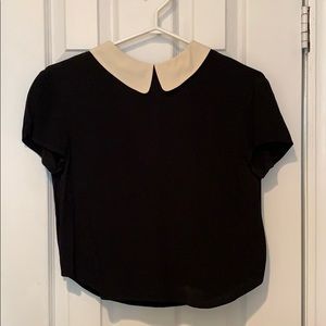 Aritzia Peter Pan collar blouse